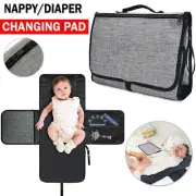 Waterproof Portable Baby Diaper Travel Home Change Changing Mat Pad Nappy Bag