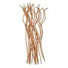 20Pcs Reed Diffuser Sticks, 28cm/11" Wavy Refill Stick, Light Coffee