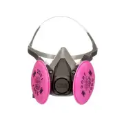 3M MEDIUM Half Face Respirator Facepiece Mask & 2- 2091 P100 Particulate Filters