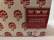 WILLIAMS SONOMA PACHAR, Condiment Serving Set NEW!