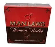 Man Laws and Woman Rules Adult Board Game NEW Sealed