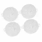 4Pcs Hot Compress Face Towel 3 Holes Strong Water Absorption Capacity Skin F IDM