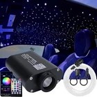 AZIMOM LED Bluetooth 16W RGBW Fiber Optic Light Star Ceiling Lighting Kits Mu...