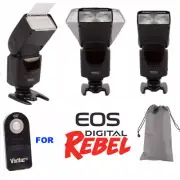 SPEEDLITE SLAVE FLASH FOR CANON DSLR 60D T6i T6 T5i T5 T4i T3i by VIVITAR Photo®