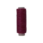 Purplish RED [MAGNETA] Premium Waxed Polyester Thread for Leather Crafting, 1mm