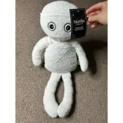 Viral Martha Stewart Weighted Halloween Mummy Plush/Tabletop Decor/Doorstop NWT!