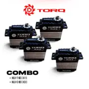 TORQ HLX Combo - Fullsize Brushless Servo - Black Edition