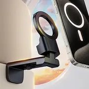 WixGear Universal Airplane in Flight Phone Mount, for MagSafe Phones, Handsfree Phone Holder for Desk with Multi-Directional Dual 360 Degree Rotation Flying Essential (Compatible MagSafe iPhones)