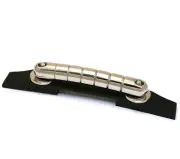 006-2844-000 Genuine Gretsch Nickel/Ebony Rocking Bar Floating Guitar Bridge