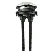 Toilet Push Button 48mm Thread Round Head Dual Flush Water Saving Chrome Effe...