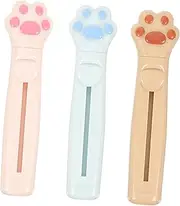 Beavorty Women's Eyebrow Shaver Hair Shavers for Facial Hair Eyebrow Razor Set Sliding Cover Portable Sturdy Stainless Steel