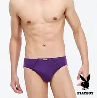 在飛比找PChome24h購物優惠-【PLAYBOY】 莫代爾柔絲個性三角褲-深紫