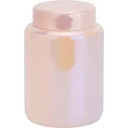 Annabel Trends Glass Opal Jar Home/Bathroom Storage Large Fairyfloss Pink