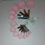 Pink Measuring Cup & Spoon Set THE BAKE SHOP