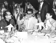 Paul Simon Jack Nicholson Warren Beatty 7x9 original photo #U9387