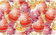[AFHYZY] Egg Red Door Mat Indoor Entrance Absorbent Funny Doormat Non Slip Mat Area Rug Washable Floor Mats for Home Decor 19.5"x31.5" Welcome Mat