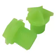 Crazy Skates STAR JAM PLUGS | Toe Stop Plug for Roller Skates | Pair | Green