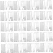 VILLFUL 20Pcs Clear Book Covers Protective Covers for Books Design Easy to Apply for Textbooks Notebooks and School Supplies