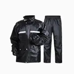 【KT BIKER】 炫黑 兩件式雨衣 雙層雨衣 高強度防雨 兩截式 機車 雨衣 騎士雨衣