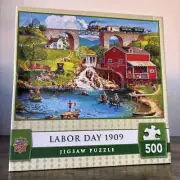 Labor Day 1909 By Bob Pettes Rare 500 Piece Jigsaw Puzzle Brand New