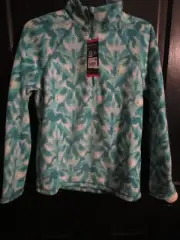 Eddie Bauer Women's Long Sleeve Polar Fleece Pullover Quarter Zip X-Small XS