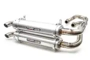 Trinity Racing Brushed Muffler Stage 5 Dual Full System For RZR Turbo 1000/1000S