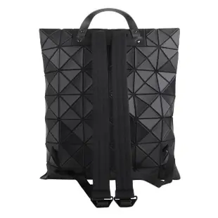 【ISSEY MIYAKE 三宅一生】BAOBAO 幾何方格6x7皮質後背包(黑/霧面)