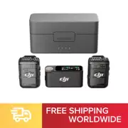 DJI Mic 2 (2TX+1RX+Charging Case) All-in-1 Wireless Microphone Noise Cancelling