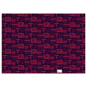 Melbourne Demons AFL Gift Wrapping Paper School Book Covering