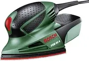 Bosch Multi Sander PSM 80 A, 3 RedWood Sanding Sheets, Case (80 W, Vibration Number 20,000 min-1, Sanding Surface 104 cm²)