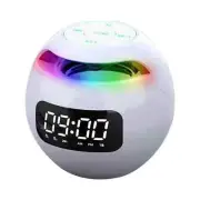 Bluetooth Speaker with Clock Wireless Bluetooth Speaker Colorful Subwoofer