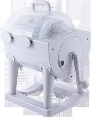 INLIMA Non-Electric Portable Hand-Operated Drum Washing Machine, Manual Clothes Washer Dehydration, Spin Dryer for Camping Apartments Dormitory