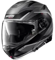 Nolan N100-5 Plus Overland Modular Motorcycle Helmet Gray/Silver