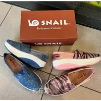 在飛比找蝦皮購物優惠-Snail 🐌 蝸牛 柔軟 刷舊 丹寧 條紋 亮片 厚底鞋 