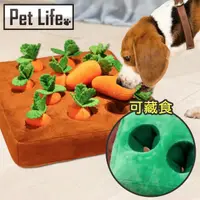 在飛比找momo購物網優惠-【Pet Life】爆紅熱銷 拔蘿蔔寵物玩具/嗅聞益智玩具/