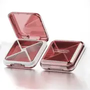 Daily Pill Organizer,4 Compartments Portable Travel Small Pill Case, Pill Box...