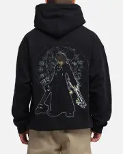 [GOAT CREW] Goat Crew Disney Kingdom Hearts Roxas Hoodie Black - Size L L Black