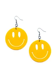 [Suzywan Deluxe] Mr. Nice Guy Smiley Face Earrings