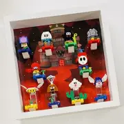Display Frame Case for Lego ® Super Mario Series 2 minifigures 71386 27cm
