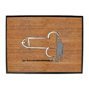 Childish Decorator Painter - Funny Novelty Doormat Man Cave Floor mat