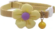 Cat Collar | Cute Dog Necklace | Adjustable Animal Dog Collar Necklace Flower with Bell for Puppies Cats Decoration