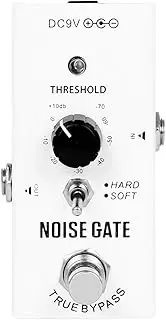 Guitar Pedal True Bypass Noise Reduction Effect Pedal Aluminum Alloy Noise Gate Electric Guitar Pedal Noise Suppressor