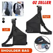 Waterproof Shoulder Bag Anti Theft Pocket Man Portable Chest Personal Travel OZ