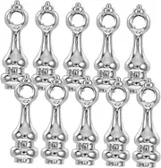 [ULTECHNOVO] 10pcs Zinc Alloy Glass Railing Post End Cap Hole Diameter Decorative Connectors for Cabinets Serving Carts Stylish Hardware Accessories for Furniture