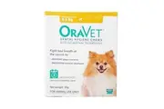 OraVet 3 Pack X-Small Dogs Dental Hygiene Chews for Dogs up to 4.5 kg Merial