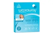 Waxaway Ready To Use Face Strips Sensitive 20pk