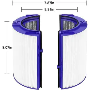 【優選百貨】۩戴森TP06 HP06 PH01 PH02空氣淨化器HEPA濾網組97034101 配件 HEPA 濾網更換零件和零