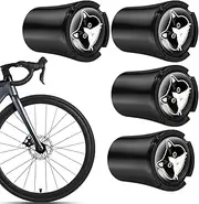 Cute Tire Valve Stem Caps | Small Valve Caps for Car Tires - Set of 4 Cat Pattern Auto Wheel Stem Protective Covers, Motorcycle Tyre Accessories