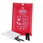 Fire Blanket for Kitchen Home Emergency - Fiberglass Blankets Fire Survival