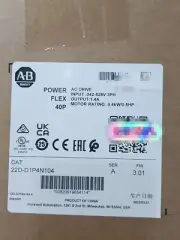 NEW! AB 22D-D1P4N104 PowerFlex 40P- 0.4 kW (0.5 HP) AC Drive Brand In Box 1Pcs